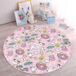 - RealHomes Dijital Baskılı Kaymaz Tabanlı Comfort Çocuk Odası Yuvarlak Halı - Realhomes  Big Dreams Yazılı Bebek Temalı Çocuk & Genç Odası Makinede Yıkanabilir Kaymaz Tabanlı Yuvarlak Çocuk Halısı Realhomes