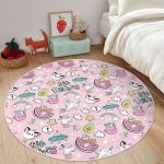 - RealHomes Dijital Baskılı Kaymaz Tabanlı Comfort Çocuk Odası Yuvarlak Halı - Realhomes  Big Dreams Yazılı Bebek Temalı Çocuk & Genç Odası Makinede Yıkanabilir Kaymaz Tabanlı Yuvarlak Çocuk Halısı Realhomes