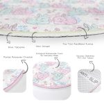 - RealHomes Dijital Baskılı Kaymaz Tabanlı Comfort Çocuk Odası Yuvarlak Halı - Realhomes  Sevimli Pembe Mavi Tavşan Desenli Çocuk & Genç Odası Makinede Yıkanabilir Kaymaz Tabanlı Yuvarlak Çocuk Halısı Realhomes