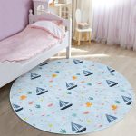 - RealHomes Dijital Baskılı Kaymaz Tabanlı Comfort Çocuk Odası Yuvarlak Halı - Realhomes  Denizci Temalı Bebek Desenli Çocuk & Genç Odası Makinede Yıkanabilir Kaymaz Tabanlı Yuvarlak Çocuk Halısı Realhomes