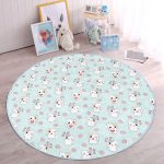 - RealHomes Dijital Baskılı Kaymaz Tabanlı Comfort Çocuk Odası Yuvarlak Halı - Realhomes  Sevimli Hamster Motifli Çocuk & Genç Odası Makinede Yıkanabilir Kaymaz Tabanlı Yuvarlak Çocuk Halısı Realhomes
