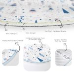 - RealHomes Dijital Baskılı Kaymaz Tabanlı Comfort Çocuk Odası Yuvarlak Halı - Realhomes  Puanlı Zeminde Ağaç Desenli Çocuk & Genç Odası Makinede Yıkanabilir Kaymaz Tabanlı Yuvarlak Çocuk Halısı Realhomes