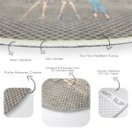 - RealHomes Dijital Baskılı Kaymaz Tabanlı Comfort Çocuk Odası Yuvarlak Halı - Realhomes Fashion Girls Çocuk & Genç Odası Makinede Yıkanabilir Kaymaz Tabanlı Yuvarlak Çocuk Halısı Realhomes