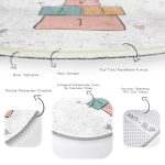 - RealHomes Dijital Baskılı Kaymaz Tabanlı Comfort Çocuk Odası Yuvarlak Halı - Realhomes  Renkli Seksek Temalı Eğitici Oyun Çizimli Çocuk & Genç Odası Makinede Yıkanabilir Kaymaz Tabanlı Yuvarlak Çocuk Oyun Halısı Realhomes