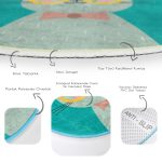 - RealHomes Dijital Baskılı Kaymaz Tabanlı Comfort Çocuk Odası Yuvarlak Halı - Realhomes  Renkli Kedi Çocuk & Genç Odası Makinede Yıkanabilir Kaymaz Tabanlı Yuvarlak Çocuk Halısı Realhomes