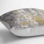 - K11035-Gorsel-3 - Realhomes RealHomes Sarı ve Gri Zeminde Modern Motifli Antika Desenli Dijital Baskılı Yastık Kırlent Kılıfı Realhomes