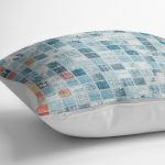 - K11044-Gorsel-3 - Realhomes RealHomes Renkli Zeminde Eskitme Motifli Kare Desenli Dijital Baskılı Yastık Kırlent Kılıfı Realhomes