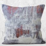 - K11053-Gorsel-2 - Realhomes RealHomes Renkli Zeminde Halı Motifli Modern Desenli Dijital Baskılı Yastık Kırlent Kılıfı Realhomes