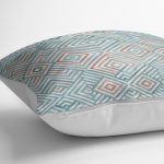 - K11076-Gorsel-3 - Realhomes RealHomes Açık Mavi Zeminde Renkli Motifli Geometrik Desenli Dijital Baskılı Yastık Kırlent Kılıfı Realhomes