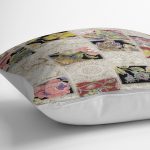 - K11079-Gorsel-3 - Realhomes  RealHomes Krem Zeminde Patchwork Motifli Örme Desenli Dijital Baskılı Yastık Kırlent Kılıfı Realhomes