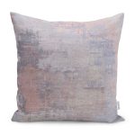 - K11086-Gorsel - Realhomes RealHomes Gri Zeminde Eskitme Motifli Antik Desenli Dijital Baskılı Yastık Kırlent Kılıfı Realhomes