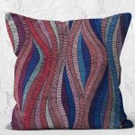 - K11092-Gorsel-2 - Realhomes RealHomes Kanvas Temalı Geometrik Motifli Modern Sanat Desenli Dijital Baskılı Yastık Kırlent Kılıfı Realhomes