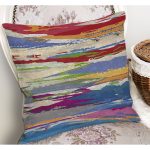 - K11099-Gorsel-1 - Realhomes RealHomes Çok Renkli Temalı Yağlı Boya Motifli Modern Sanat Desenli Dijital Baskılı Yastık Kırlent Kılıfı Realhomes
