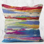 - K11099-Gorsel-2 - Realhomes RealHomes Çok Renkli Temalı Yağlı Boya Motifli Modern Sanat Desenli Dijital Baskılı Yastık Kırlent Kılıfı Realhomes