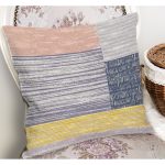 RealHomes Eskitme Tasarımlı Kilim Motifli Boyama Desenli Dijital Baskılı Yastık Kırlent Kılıfı Realhomes