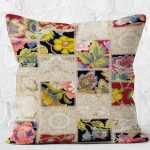 - K11121-Gorsel-2 - Realhomes RealHomes Geleneksel Temalı Patchwork Motifli Etnik Desenli Dijital Baskılı Yastık Kırlent Kılıfı Realhomes