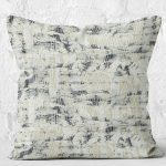 - K11140-Gorsel-2 - Realhomes RealHomes Gri Zeminde Eskitme Motifli Retro Desenli Dijital Baskılı Yastık Kırlent Kılıfı Realhomes