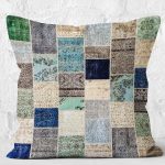 - K11166-Gorsel-2 - Realhomes RealHomes Anadolu Patchwork Motifli Etnik Desenli Dijital Baskılı Yastık Kırlent Kılıfı Realhomes