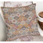 - K11212-Gorsel-1 - Realhomes RealHomes Antika Eskitme Motifli Uşak Desenli Dijital Baskılı Yastık Kırlent Kılıfı Realhomes