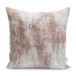 - K11225-Gorsel - Realhomes RealHomes Bej Zeminde Dokuma Halı Motifli Eskitme Desenli Dijital Baskılı Yastık Kırlent Kılıfı Realhomes