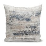 - K11230-Gorsel - Realhomes RealHomes Krem Zeminde Eskitme Motifli Antik Desenli Dijital Baskılı Yastık Kırlent Kılıfı Realhomes