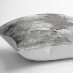 - K11232-Gorsel-3 - Realhomes RealHomes Gri Zeminde Eskitme Motifli Retro Desenli Dijital Baskılı Yastık Kırlent Kılıfı Realhomes