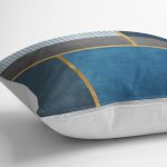 - K11246-Gorsel-3 - Realhomes RealHomes Mavi Zeminde Geometrik Motifli Kazayağı Desenli Dijital Baskılı Yastık Kırlent Kılıfı Realhomes