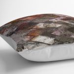 - K11255-Gorsel-3 - Realhomes RealHomes Kahverengi Zeminde Yağlı Boya Motifli Eskitme Desenli Dijital Baskılı Yastık Kırlent Kılıfı Realhomes