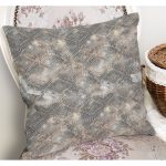 - K11263-Gorsel-1 - Realhomes RealHomes Siyah - Beyaz Zeminde Geometrik Motifli Eskitme Desenli Dijital Baskılı Yastık Kırlent Kılıfı Realhomes