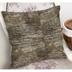 - K11272-Gorsel-1 - Realhomes RealHomes Kahverengi Zeminde Tribal Motifli Etnik Desenli Dijital Baskılı Yastık Kırlent Kılıfı Realhomes