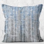 - K11284-Gorsel-2 - Realhomes RealHomes Mavi Zeminde Etnik Motifli Örgü Desenli Dijital Baskılı Yastık Kırlent Kılıfı Realhomes