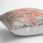 - K11315-Gorsel-3 - Realhomes RealHomes Kırmızı Zeminde Geleneksel Motifli Uşak Desenli Dijital Baskılı Yastık Kırlent Kılıfı Realhomes