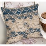 - K11341-Gorsel-1 - Realhomes  RealHomes Krem Zeminde Morrocan Motifli Otantik Desenli Dijital Baskılı Yastık Kırlent Kılıfı Realhomes