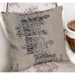 - K11342-Gorsel-1 - Realhomes RealHomes Krem - Gri Zeminde Antik Motifli Geleneksel Desenli Dijital Baskılı Yastık Kırlent Kılıfı Realhomes