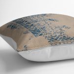 - K11343-Gorsel-3 - Realhomes RealHomes Bej - Mavi Zeminde Otantik Motifli Kilim Desenli Dijital Baskılı Yastık Kırlent Kılıfı Realhomes