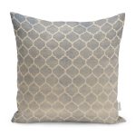 - K11344-Gorsel - Realhomes  RealHomes Krem Zeminde Morrocan Motifli Otantik Desenli Dijital Baskılı Yastık Kırlent Kılıfı Realhomes