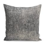 - K11346-Gorsel - Realhomes  RealHomes Siyah - Füme Zeminde Örme Motifli Otantik Desenli Dijital Baskılı Yastık Kırlent Kılıfı Realhomes