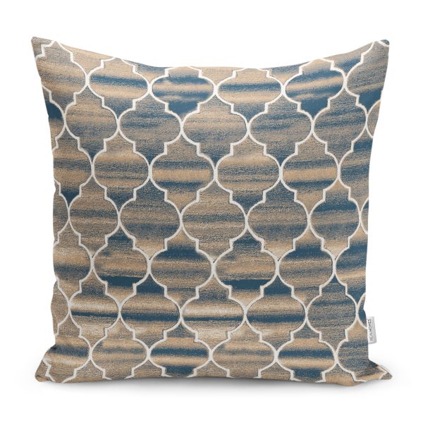 - K11355-Gorsel - Realhomes  RealHomes Siyah Zeminde Etnik Motifli Otantik Desenli Dijital Baskılı Yastık Kırlent Kılıfı Realhomes