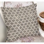 - K11364-Gorsel-1 - Realhomes  RealHomes Krem Zeminde Morrocan Motifli Otantik Desenli Dijital Baskılı Yastık Kırlent Kılıfı Realhomes