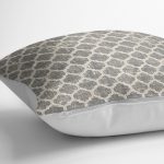 - K11364-Gorsel-3 - Realhomes  RealHomes Krem Zeminde Morrocan Motifli Otantik Desenli Dijital Baskılı Yastık Kırlent Kılıfı Realhomes