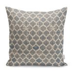 - K11365-Gorsel - Realhomes  RealHomes Krem Zeminde Morrocan Motifli Ogea Desenli Dijital Baskılı Yastık Kırlent Kılıfı Realhomes