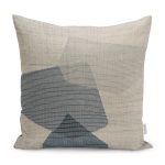 - K11368-Gorsel - Realhomes  RealHomes Krem Zeminde Eskitme Motifli Dokuma Desenli Dijital Baskılı Yastık Kırlent Kılıfı Realhomes