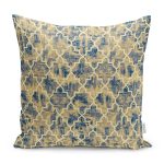 - K11374-Gorsel - Realhomes  RealHomes Sarı Zeminde Ogea Motifli Antik Desenli Dijital Baskılı Yastık Kırlent Kılıfı Realhomes