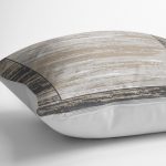 - K11378-Gorsel-3 - Realhomes RealHomes Kahverengi Zeminde Çerçeveli Eskitme Desenli Dijital Baskılı Yastık Kırlent Kılıfı Realhomes