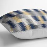 - K11383-Gorsel-3 - Realhomes RealHomes Lacivert - Sarı Zeminde Geometrik Motifli Klasik Desenli Dijital Baskılı Yastık Kırlent Kılıfı Realhomes