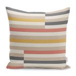 RealHomes Çok Renkli Patchwork Motifli Kilim Desenli Dijital Baskılı Yastık Kırlent Kılıfı Realhomes