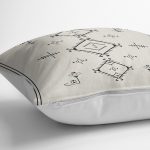 - K11393-Gorsel-3 - Realhomes RealHomes Bej Zeminde Bohem Motifli Kilim Desenli Dijital Baskılı Yastık Kırlent Kılıfı Realhomes