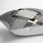 - K11418-Gorsel-3 - Realhomes RealHomes Gri Zeminde Geometrik Motifli Klasik Desenli Dijital Baskılı Yastık Kırlent Kılıfı Realhomes