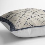 - K11420-Gorsel-3 - Realhomes RealHomes Krem - Mavi Zeminde Çerçeveli Motifli Çizgi Desenli Dijital Baskılı Yastık Kırlent Kılıfı Realhomes