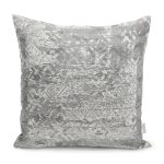 - K11430-Gorsel - Realhomes RealHomes Gri Zeminde Eskitme Motifli Retro Desenli Dijital Baskılı Yastık Kırlent Kılıfı Realhomes